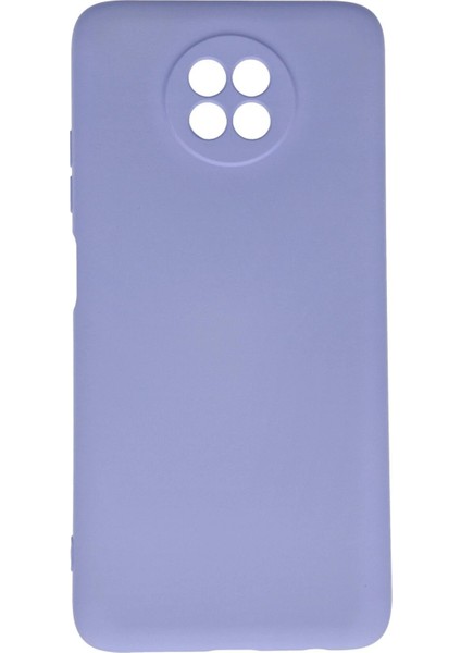 Xiaomi Redmi Note 9 5g Kılıf Nano Içi Kadife Silikon - Lila - NFND4641-4915