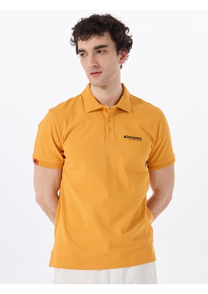 Turuncu Erkek Relaxed Fit Polo T-Shirt D4SM-TST3248 modelleri