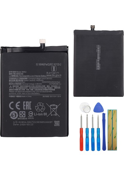 Xiaomi Redmi Note 8 Pro BM4J Batarya Pil Tamir Seti ve Pil Bandı