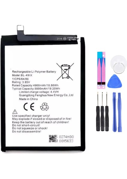 Infinix Smart Hd 2021 Bl-49ix Batarya Pil Tamir Seti ve Pil Bandı