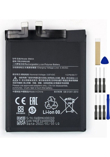 Xiaomi Mi 11 BM4X Batarya Pil Tamir Seti ve Pil Bandı