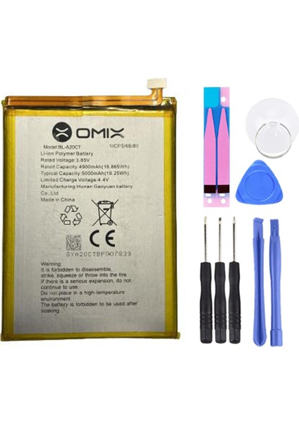 Omix X500 Batarya Pil Tamir Seti ve Pil Bandı