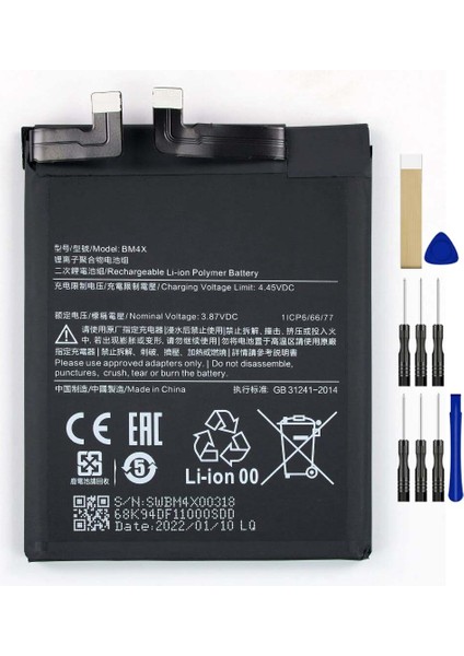 Xiaomi Mi 11 BM4X Batarya Pil Tamir Seti ve Pil Bandı
