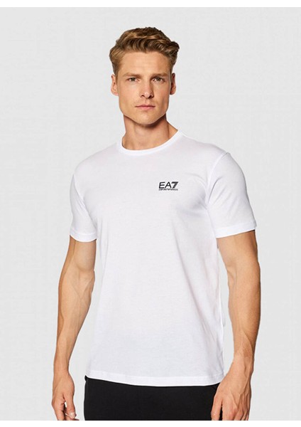 Bisiklet Yaka Beyaz Erkek T-Shirt 8NPT51PJM9Z fiyatları