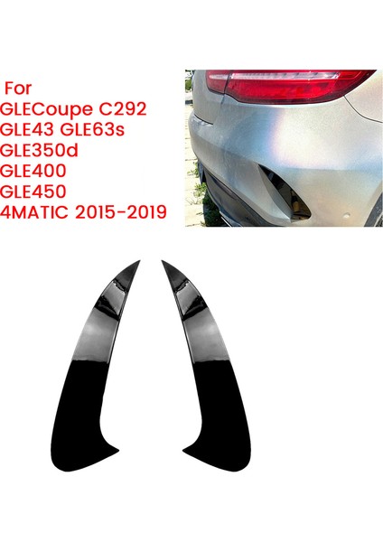 Parlak Siyah Arka Tampon Spoyleri Hava Menfezi Trimi (Yurt Dışından) indirimleri