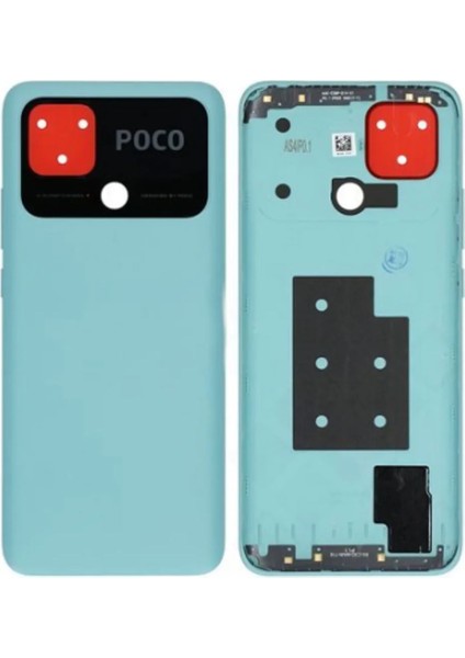Xiaomi Xiaomi Poco C40 Yeşil Arka Pil Kapağı Batarya Kapağı