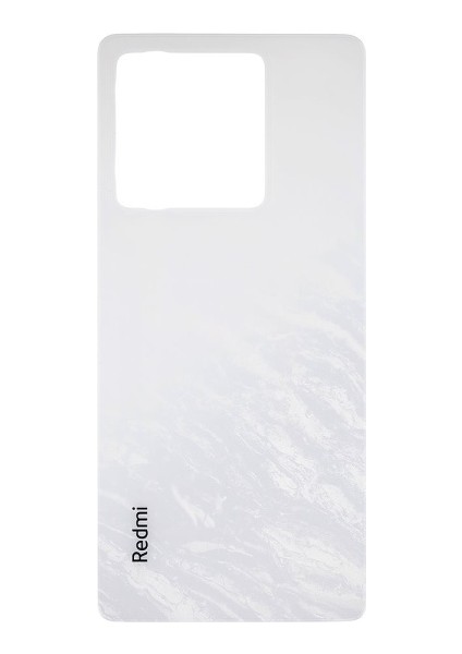 Xiaomi Redmi Note 13 Beyaz Arka Pil Kapağı Batarya Kapağı