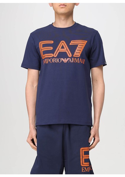 Bisiklet Yaka Lacivert Erkek T-Shirt 3DPT37PJMUZ fiyatları