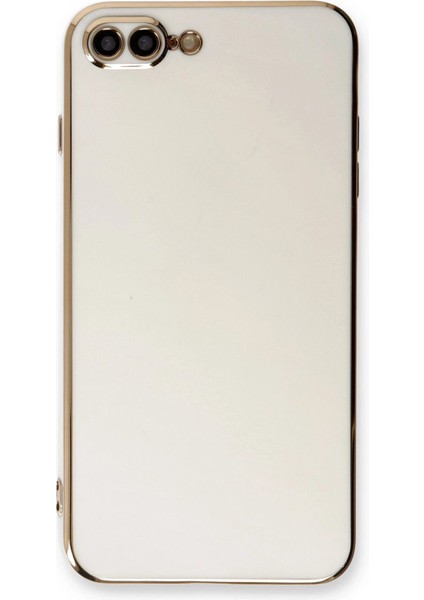 iPhone 7 Plus Kılıf Volet Silikon - Beyaz - NFND8875-7552