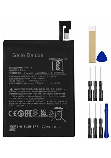 Xiaomi Redmi Note 5 BN45 Batarya Pil Tamir Seti ve Pil Bandı