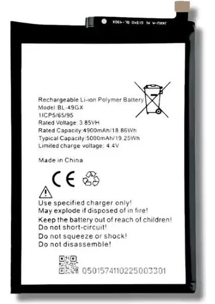 Infinix Note 10 BL-49GX Batarya Pil Tamir Seti ve Pil Bandı