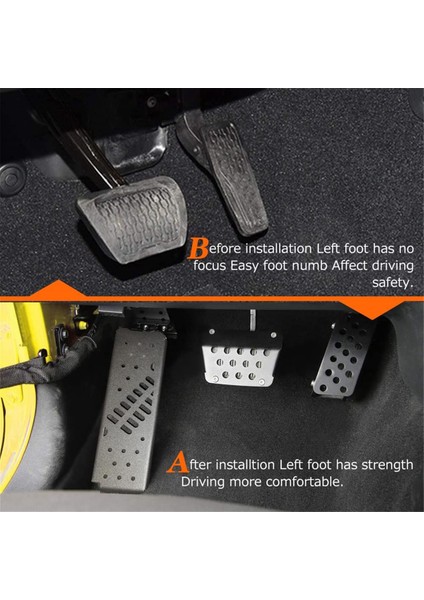 Jl Dead Pedal Dead Pedal Sol Taraf Ayak Dayanağı Tekme Paneli (Yurt Dışından) fırsatları