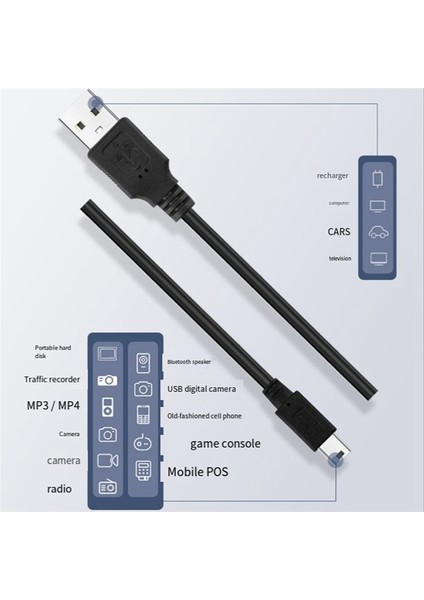 Sürüş Kaydedici Kablosu Mini 2000MA Araba Malzemeleri Şarj Kablosu 3.5mb (Yurt Dışından) indirimleri