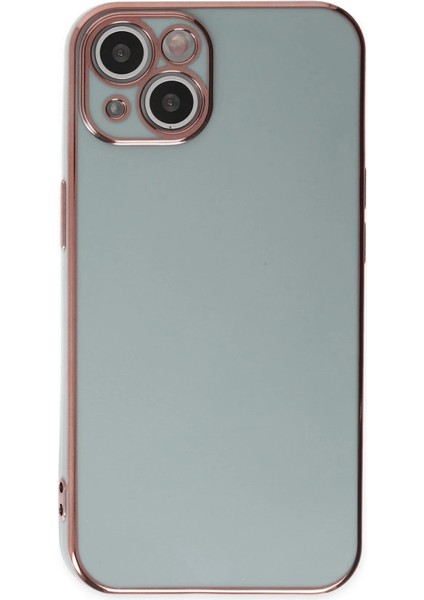 iPhone 14 Kılıf Volet Silikon - Açık Yeşil - NFND5574-6397