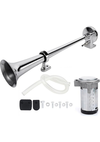 Araba Siren Ton Pompası Kamyon Araba Tekne Için Tek Korna Kompresörü - 24V (Yurt Dışından) fiyatları