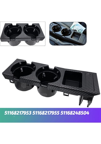 Araba Orta Konsol Su Bardağı Tutucu Madeni Para Saklama Kutusu A Için (Yurt Dışından)