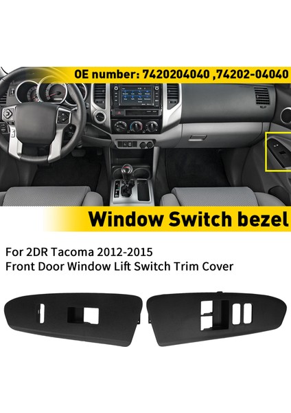 Ön Kapı Kol Dayanağı Cam Kaldırma Anahtarı Çerçeve Döşeme Kapağı Lhd Için (Yurt Dışından) indirimleri