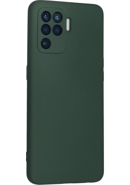Oppo Reno 5 Lite Kılıf Nano Içi Kadife Silikon - Koyu Yeşil - NFND4025-1884 fiyatları