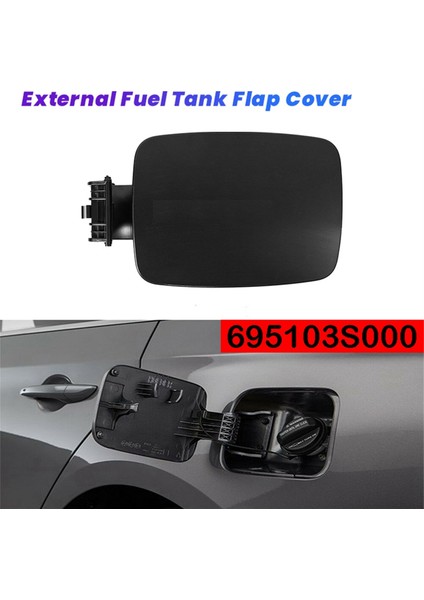 Araba Dış Yakıt Deposu Kapağı Hava Kapı Paneli 69510-3S000 (Yurt Dışından)