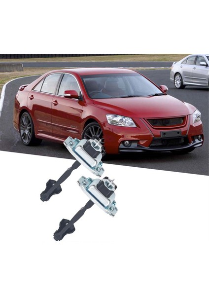 2 Adet Ön Kapı Menteşeli Kontrol Kayışı Limit Çubuğu Durdurucu 68610-06111 (Yurt Dışından)