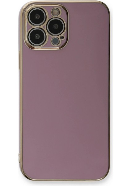 iPhone 13 Pro Max Kılıf Volet Silikon - Mor - NFND8443-5594