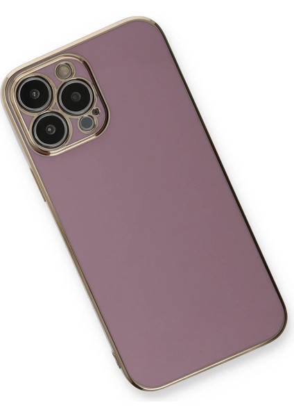 iPhone 13 Pro Max Kılıf Volet Silikon - Mor - NFND8443-5594