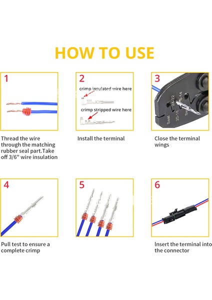 360 Adet Su Geçirmez Otomotiv Elektrik Konnektörü (Yurt Dışından) fırsatları