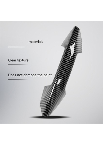 1 Set Karbon Fiber Abs Dış Kapı Kolu Kılıfı (Yurt Dışından) fiyatları