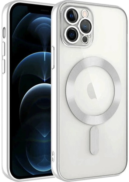 iPhone 14 Pro Max Kılıf Kross Magneticsafe Kapak - Gümüş - NFND9927-6341