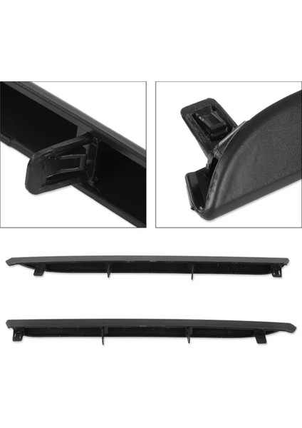 1 Çift Arka Tampon Alt Trim Şerit Kalıp Plaka Kapağı (Yurt Dışından) modelleri