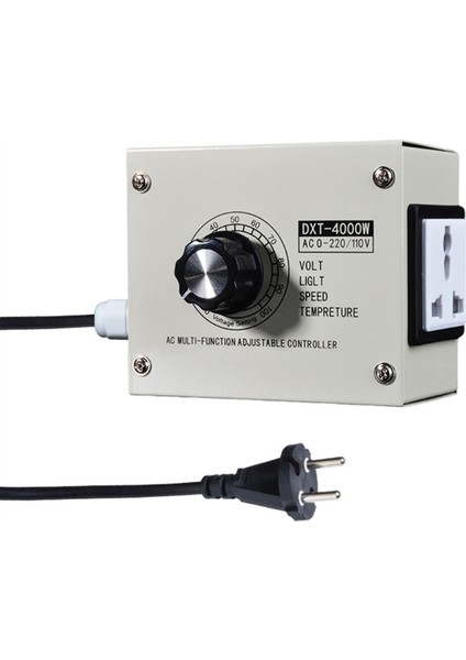 Ayarlanabilir Voltaj Regülatörü 4000W Scr Eu Fişi (Yurt Dışından)