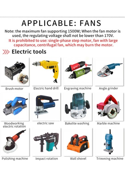 Ayarlanabilir Voltaj Regülatörü 4000W Scr Eu Fişi (Yurt Dışından) indirimleri