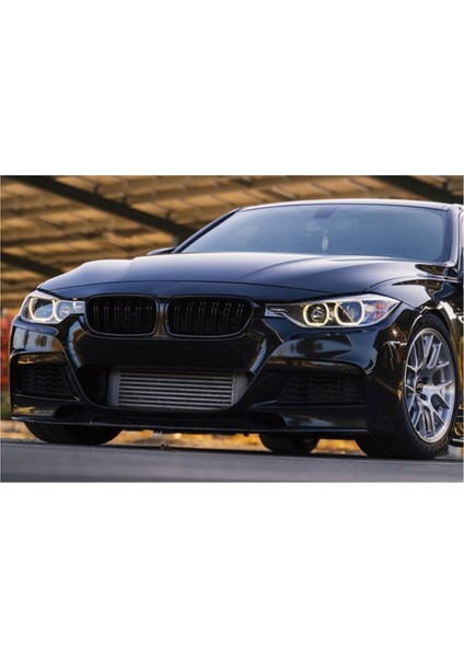 Araba Izgarası Parlak Siyah Çift Çubuk Yükseltilmiş Versiyon Orta Izgara (Yurt Dışından)