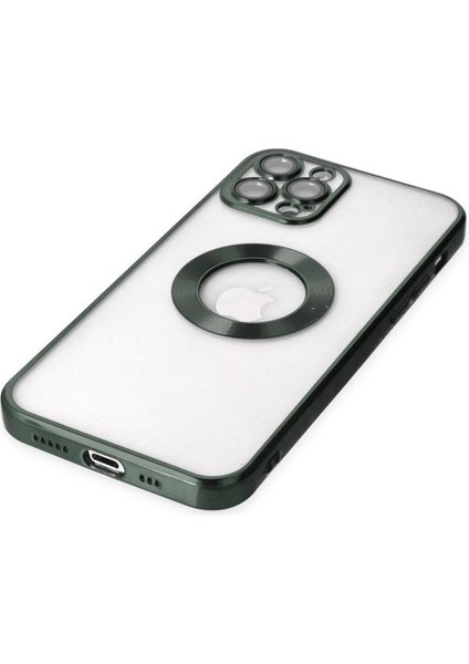 iPhone 12 Pro Max Kılıf Slot Silikon - Köknar Yeşili - NFND3768-2981 fırsatları