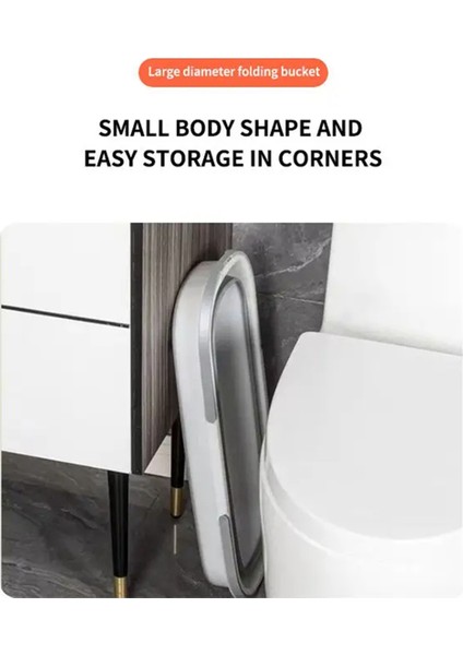 Taşınabilir Silikon Kova Ev Büyük Paspas Kovası Dikdörtgen (Yurt Dışından) indirimleri