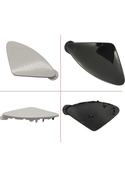 Araba Ön Tampon Çekme Gözü Kanca Göz Kapağı Kapağı Beyaz Boyalı (Yurt Dışından)