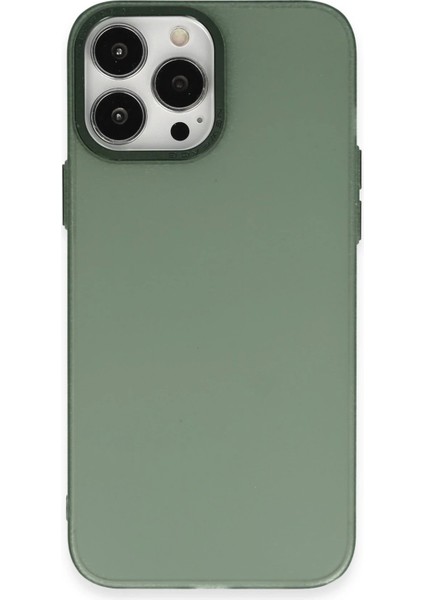 iPhone 13 Pro Max Kılıf Modos Metal Kapak - Koyu Yeşil - NFND8845-9356