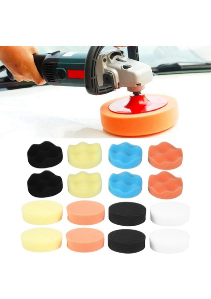 25 Paket 3 Inç Parlatma Pedleri M10 Matkap Adaptörü ile Bileşik (Yurt Dışından) indirimleri