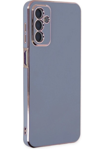 Samsung Galaxy A04S Kılıf Volet Silikon - Mavi - NFND2242-2237