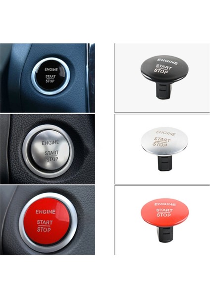 Araba Anahtarsız Çalıştırma ve Durdurma Tek Düğme Siyah (Yurt Dışından) fırsatları