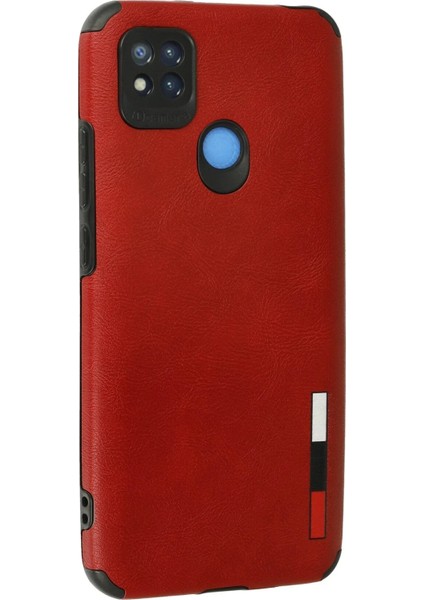 Xiaomi Redmi 9c Kılıf Loop Deri Silikon - Kırmızı - NFND7891-6880