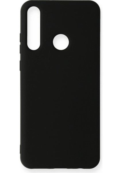 Huawei Y6P Kılıf Nano Içi Kadife Silikon - Siyah - NFND2314-4659
