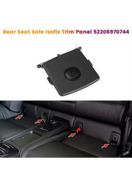 Araba Arka Koltuk Güvenli Isofix Toka Kılıfı 3-Serisi M3 E92 A (Yurt Dışından)