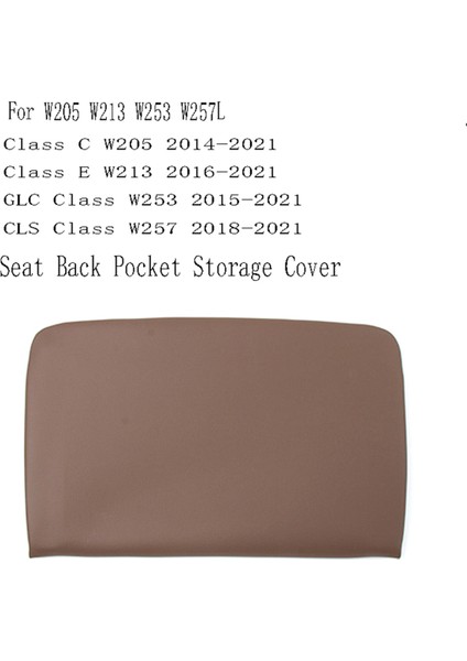 Araba Ön Koltuk Arkası Cep Depolama Kılıfı Koltuk Arkası Depolama Klipsi Kahverengi (Yurt Dışından) indirimleri