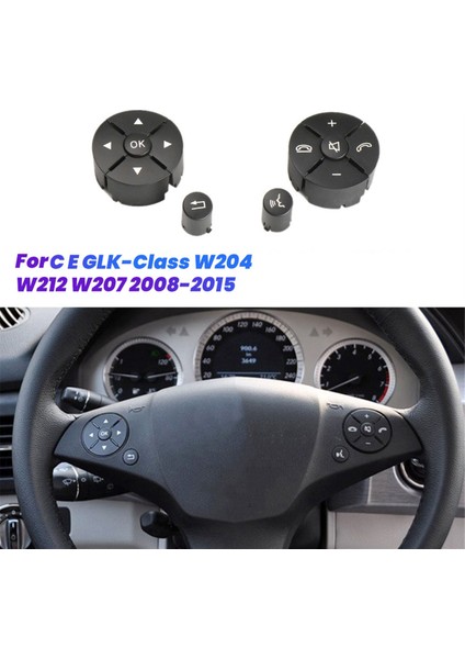 Araba Direksiyon Simidi Anahtarı Kapağı Trim Düğme Kapakları A Için (Yurt Dışından) fırsatları