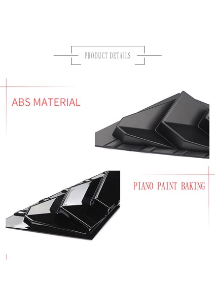 Araba Panjur Pencere Yan Panjur Kapağı Karbon Fiber Desen (Yurt Dışından) indirimleri