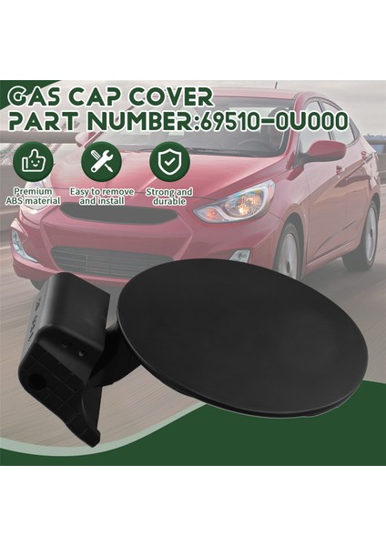 Accent Sedan 2012-2017 Için Araba Yakıt Kapağı Paneli Benzin Kapağı Kapağı (Yurt Dışından) indirimleri