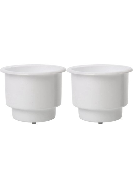 Adet Gömme Plastik Bardak Içecek Kutusu Tutucu Tekne Araba Beyaz (Yurt Dışından)