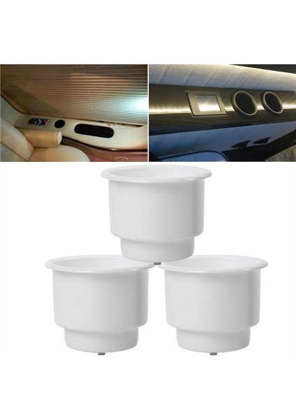 Adet Gömme Plastik Bardak Içecek Kutusu Tutucu Tekne Araba Beyaz (Yurt Dışından) indirimleri