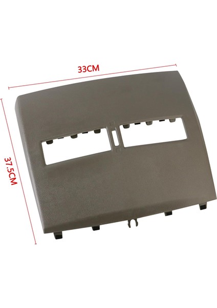 Araba Ön Üst Üst Orta Gösterge Paneli Havalandırma Menfezi Trim Çerçevesi Gri (Yurt Dışından) fırsatları